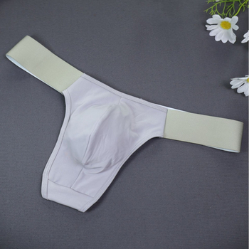 Мъжки танга прашки, дишащи полиестерни, плетени, ниска талия, 80-90% полиестер