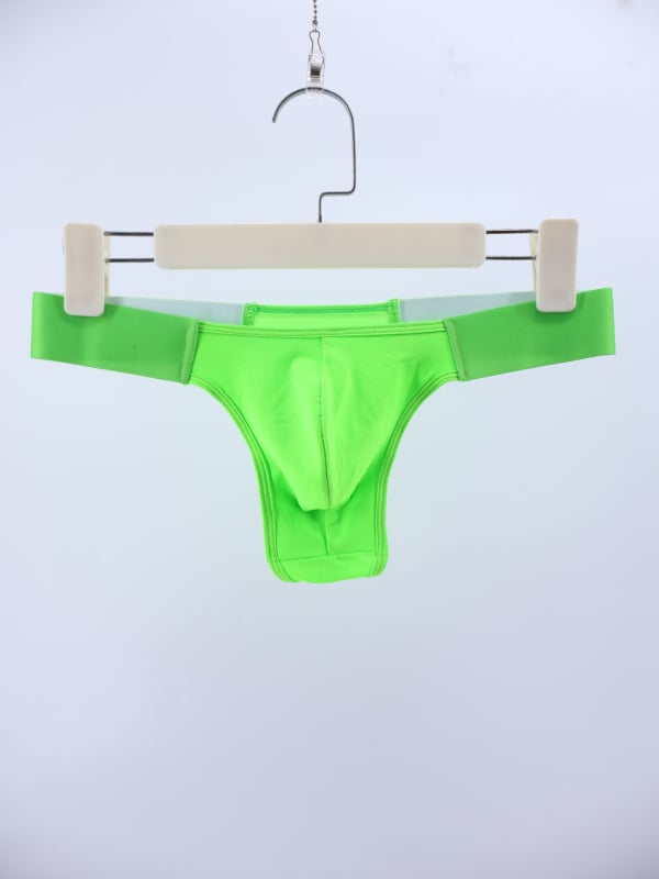 Мъжки танга прашки, дишащи полиестерни, плетени, ниска талия, 80-90% полиестер