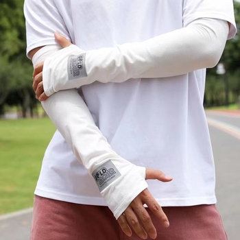 Manșete pentru brațe din nylon Ice Silk cu protecție UV, respirabile și lejere pentru vară, pentru condus (81–95% nylon)