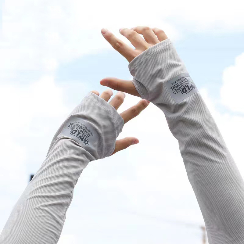 Manșete pentru brațe din nylon Ice Silk cu protecție UV, respirabile și lejere pentru vară, pentru condus (81–95% nylon)