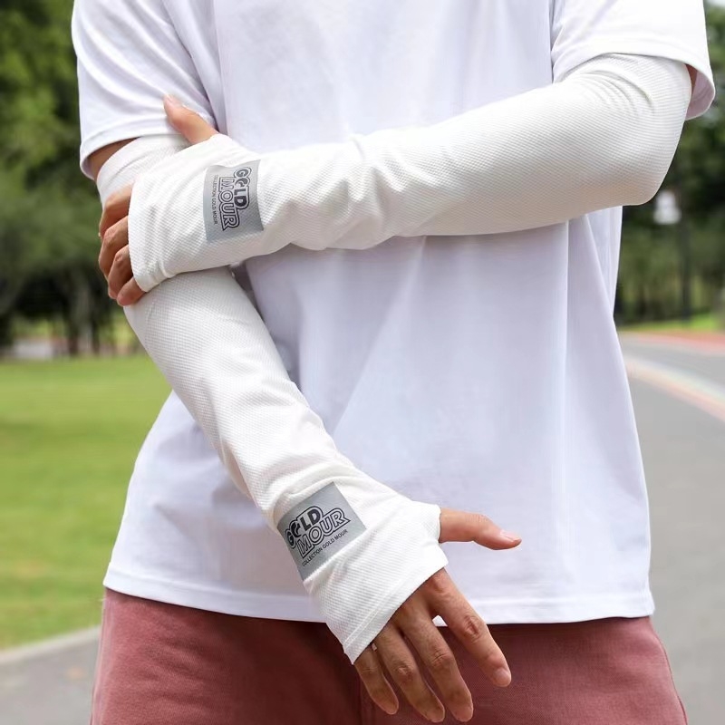 Manșete pentru brațe din nylon Ice Silk cu protecție UV, respirabile și lejere pentru vară, pentru condus (81–95% nylon)