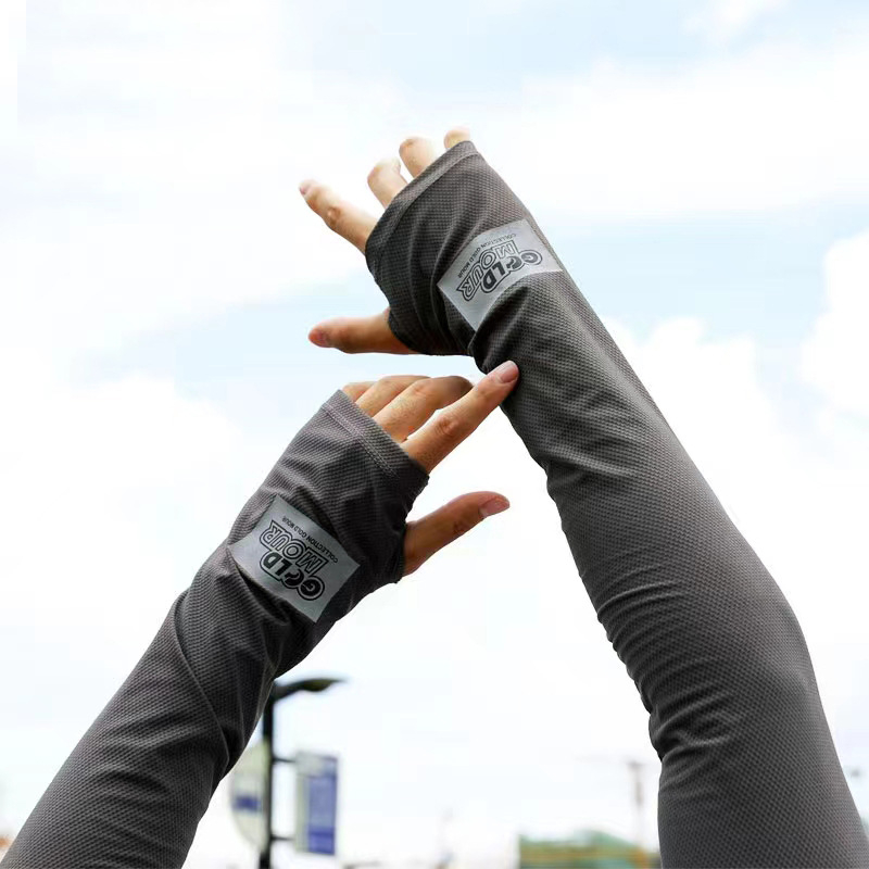 Manșete pentru brațe din nylon Ice Silk cu protecție UV, respirabile și lejere pentru vară, pentru condus (81–95% nylon)