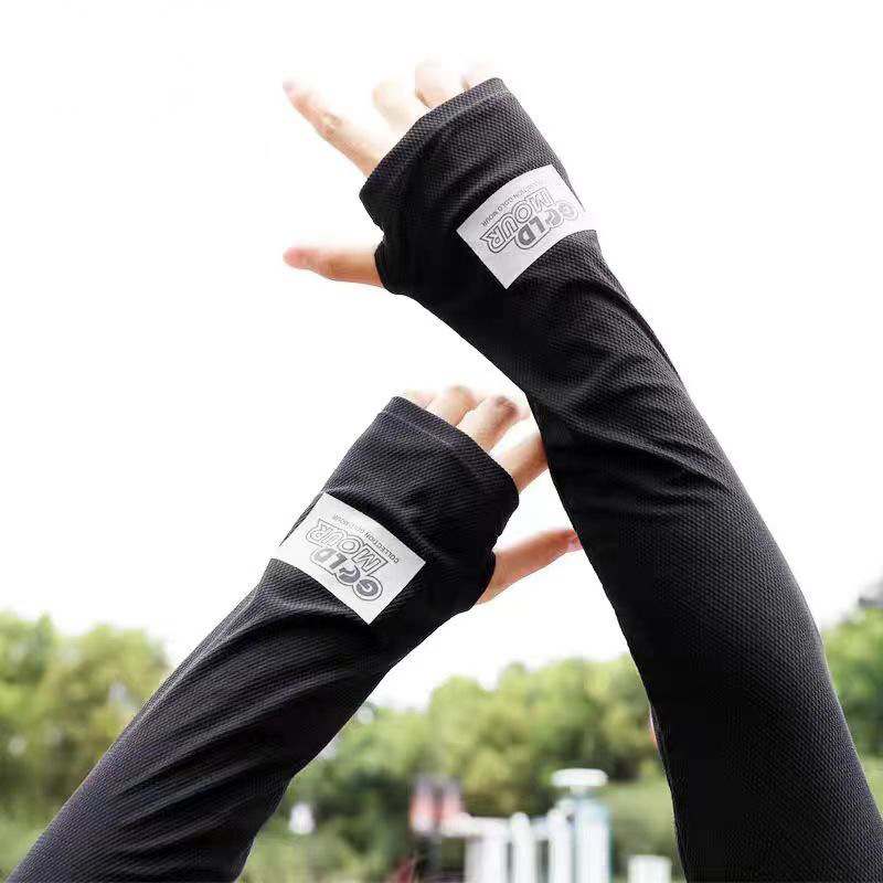 Manșete pentru brațe din nylon Ice Silk cu protecție UV, respirabile și lejere pentru vară, pentru condus (81–95% nylon)