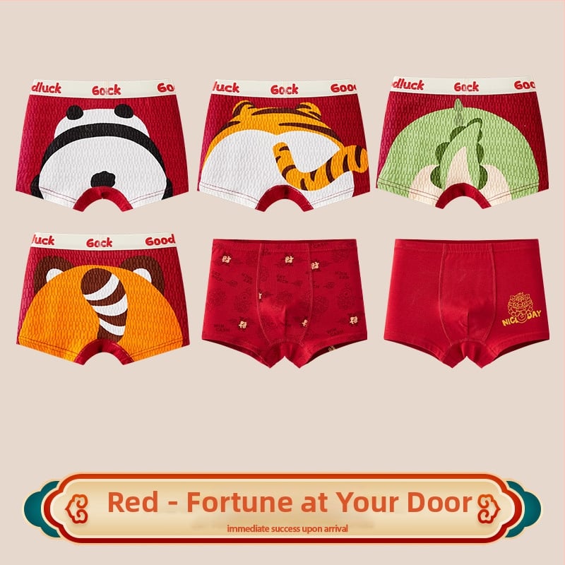 Laste bokserid 96% puuvillast, Kategooria A, keskmine vöökoht, 3-8 aastat