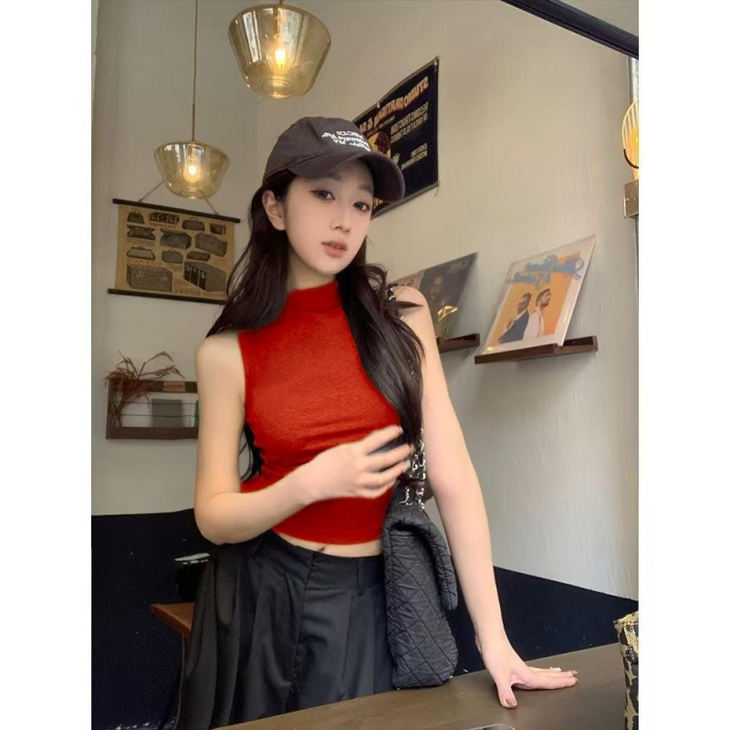 TAIZISONG Slim-Fit καμιζόλα από βισκόζη με σπαντέξ, Αστικός στυλ, Διπλά λουριά, Ετικέτα