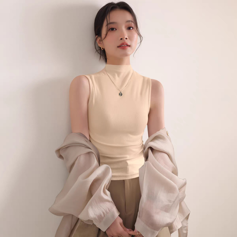 TAIZISONG Slim-Fit καμιζόλα από βισκόζη με σπαντέξ, Αστικός στυλ, Διπλά λουριά, Ετικέτα