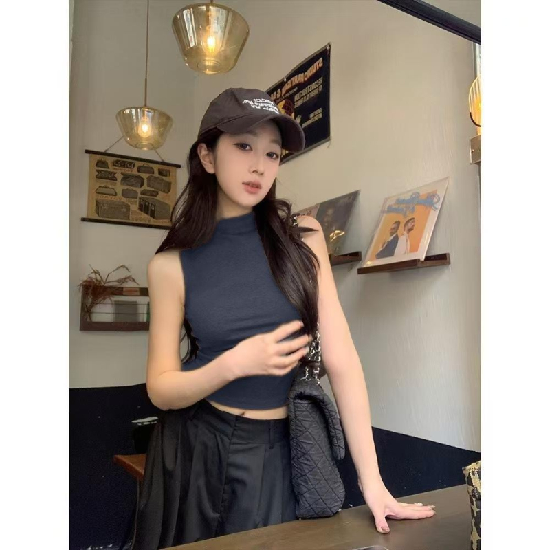 TAIZISONG Slim-Fit καμιζόλα από βισκόζη με σπαντέξ, Αστικός στυλ, Διπλά λουριά, Ετικέτα