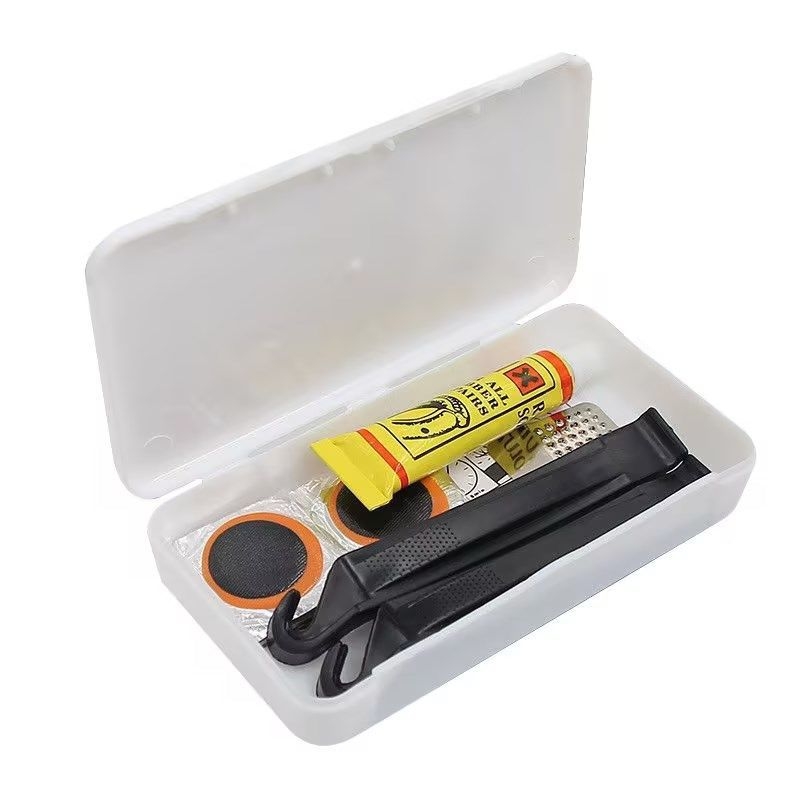 Kerékpár gumi javító készlet, javítószalag és ragasztófilmmel — Anyag: Egyéb; Termékkategória: Egyéb; Importált: Nem; Márka: Unique