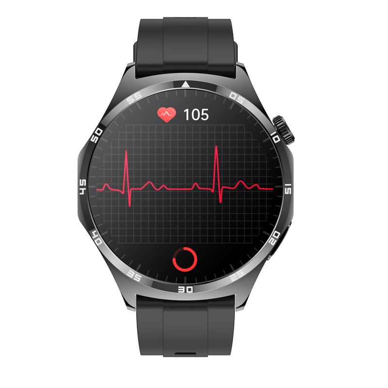 Έξυπνο ρολόι με μη επεμβατικό μέτρημα γλυκόζης, μέτρηση ουρικού οξέος, πίεση αίματος και σφυγμού, NFC για πληρωμές χωρίς σύνδεση