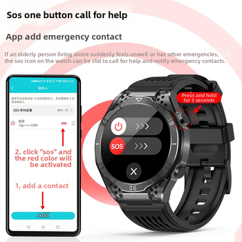 Ceas inteligent cu monitorizare ritm cardiac, tensiune arterială, oxigen în sânge, monitorizare somn, autonomie baterie 7–14 zile