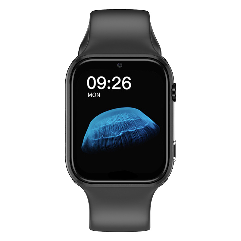 Ceas inteligent pentru copii cu cartelă 4G pentru apeluri video, suport pentru mai multe limbi, ecran TFT (baterie 650 mAh, curea din silicon, rezistent la apă)