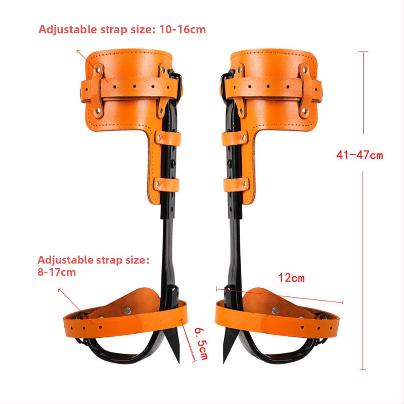 Nástroje na lezovanie po strome, kovaný model, nastaviteľný vzpriamený dizajn, vysokouhlíková oceľ, 2 sady, poľnohospodárske použitie