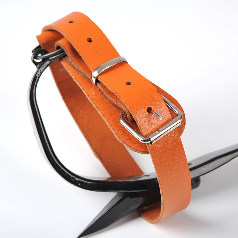 Fákhoz mászó eszközök, kovácsolt modell, állítható függőleges kialakítás, magas széntartalmú acél, 2 készlet, mezőgazdasági felhasználás