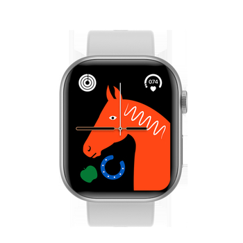 Ceas Bluetooth pentru apeluri J02, control vocal inteligent și muzică, monitorizare ritm cardiac, tensiune arterială și oxigen din sânge, ecran TFT pătrat, încărcare magnetică, autonomie baterie sub 7 zile