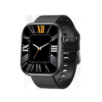 Ceas Bluetooth pentru apeluri J02, control vocal inteligent și muzică, monitorizare ritm cardiac, tensiune arterială și oxigen din sânge, ecran TFT pătrat, încărcare magnetică, autonomie baterie sub 7 zile