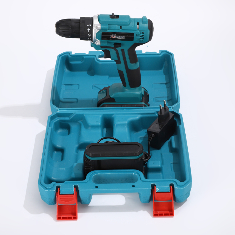 Akkumulátoros, vezeték nélküli brushless fúró, 18–21V Li‑ion, több sebesség, előre/hátra