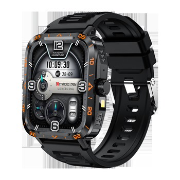 Ceas inteligent cu apeluri Bluetooth, monitorizare ritm cardiac, tensiune arterială, oxigen în sânge și numărătoare de pași