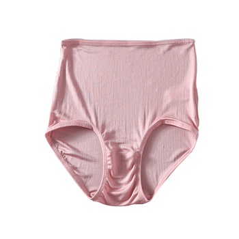 Női magas derekú selyem alsónemű, lélegző kötött, 100% mulberry selyem, bélés selyem