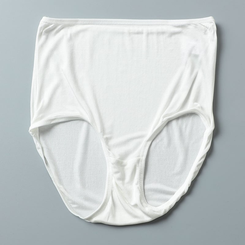 Női magas derekú selyem alsónemű, lélegző kötött, 100% mulberry selyem, bélés selyem