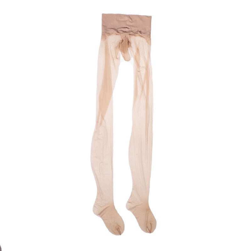 Férfi alakformáló harisnyaszett, seamless, ultra vékony, egyszínű mintázat, 70–80% fő szál