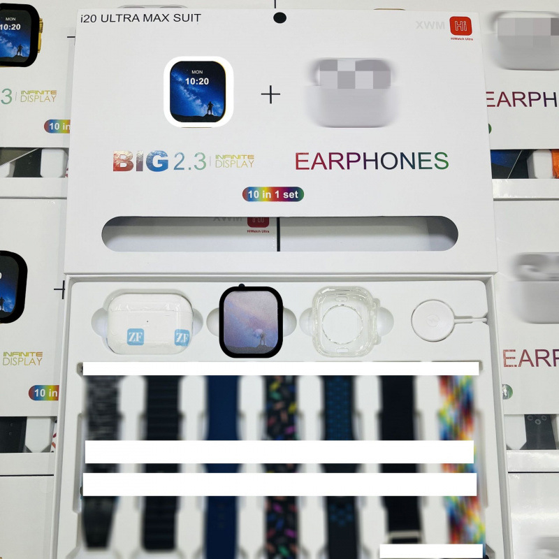 Pametni sat s integriranim Bluetooth slušalicama – aluminijski kućište, IPS zaslon, praćenje otkucaja srca i sna, kompatibilan s iOS