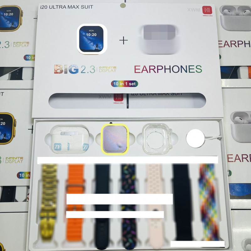 Pametni sat s integriranim Bluetooth slušalicama – aluminijski kućište, IPS zaslon, praćenje otkucaja srca i sna, kompatibilan s iOS