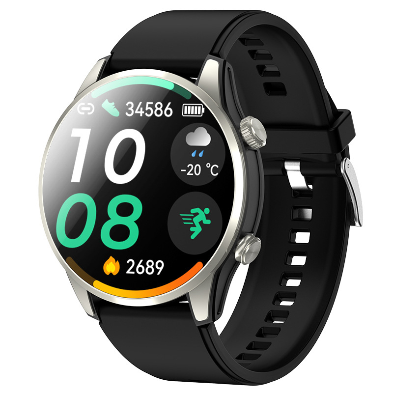Smartwatch sport G1000 cu GPS Beidou și poziționare dual-frecvență, apel Bluetooth, senzori de altitudine și presiune atmosferică (Ecran AMOLED, Rezistent la apă pentru înot, autonomie 7–14 zile, curea din silicon)
