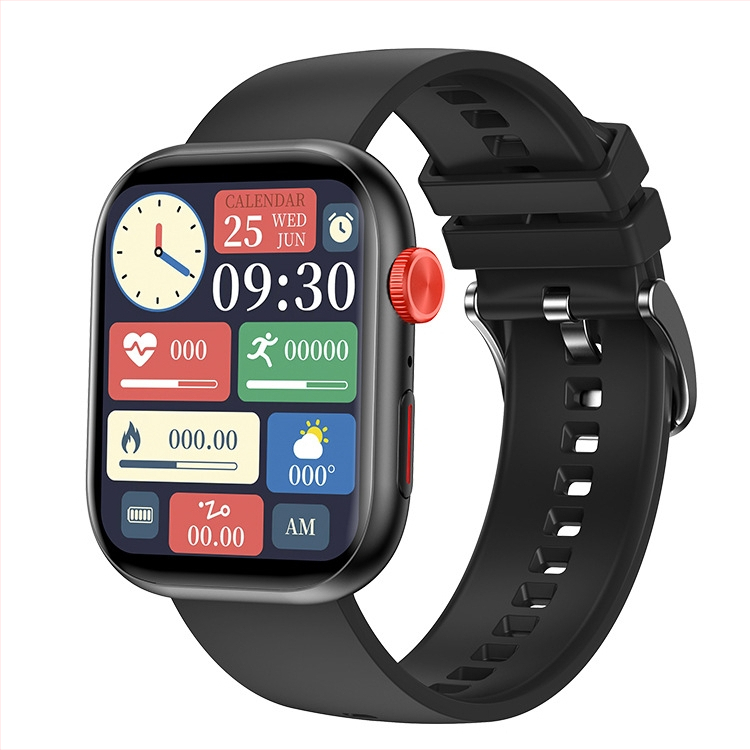 Smartwatch cu monitorizare ritm cardiac și oxigen în sânge, apeluri Bluetooth, monitorizare somn și numărătoare de pași