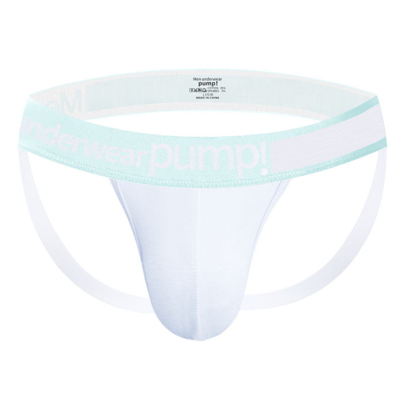 Ανδρικά βαμβακερά μποξεράκια με θήκη για όγκο, χαμηλή μέση, αναπνεύσιμα, διπλό λάστιχο, αθλητικά εσώρουχα