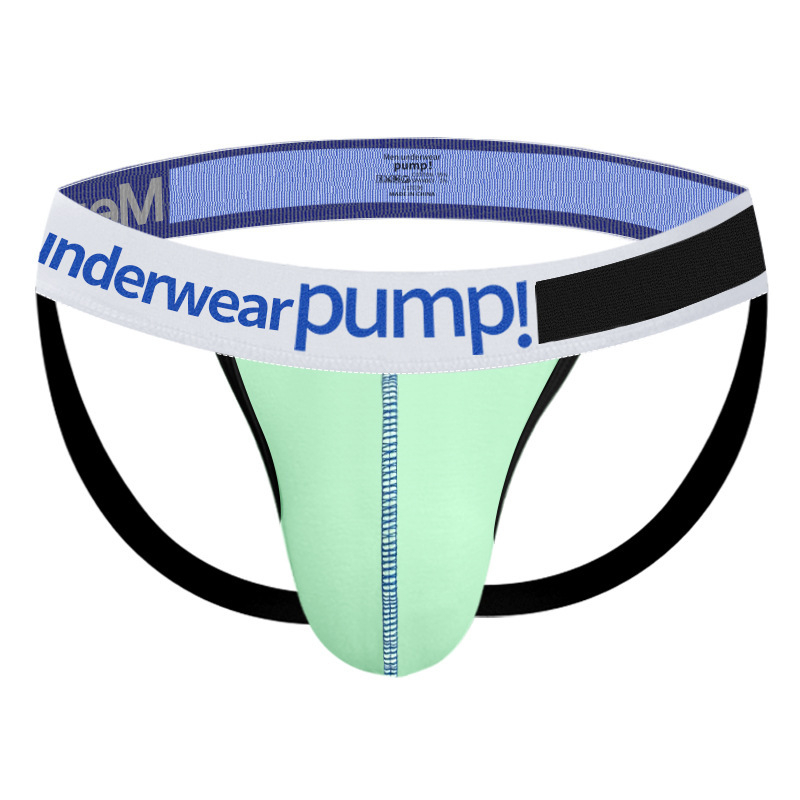 Ανδρικά βαμβακερά μποξεράκια με θήκη για όγκο, χαμηλή μέση, αναπνεύσιμα, διπλό λάστιχο, αθλητικά εσώρουχα