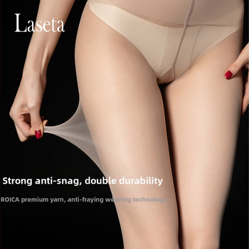 Női harisnya ultranedv, láthatatlan, core-spun szálból, nylon 5D, fenékemelés