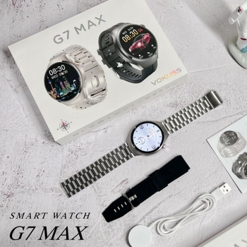 G7MAX smartwatch με NFC για πληρωμές offline, μουσική, παρακολούθηση καρδιακού ρυθμού, κλήσεις Bluetooth και ασύρματο φόρτισμα – GT4PRO