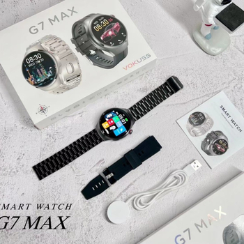 G7MAX smartwatch με NFC για πληρωμές offline, μουσική, παρακολούθηση καρδιακού ρυθμού, κλήσεις Bluetooth και ασύρματο φόρτισμα – GT4PRO