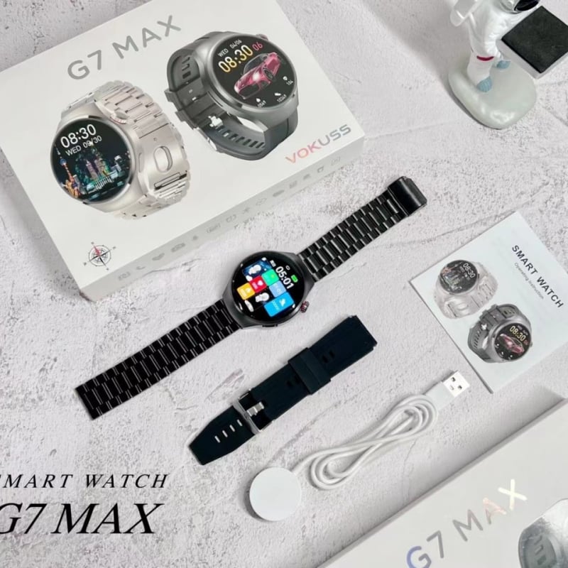G7MAX smartwatch με NFC για πληρωμές offline, μουσική, παρακολούθηση καρδιακού ρυθμού, κλήσεις Bluetooth και ασύρματο φόρτισμα – GT4PRO