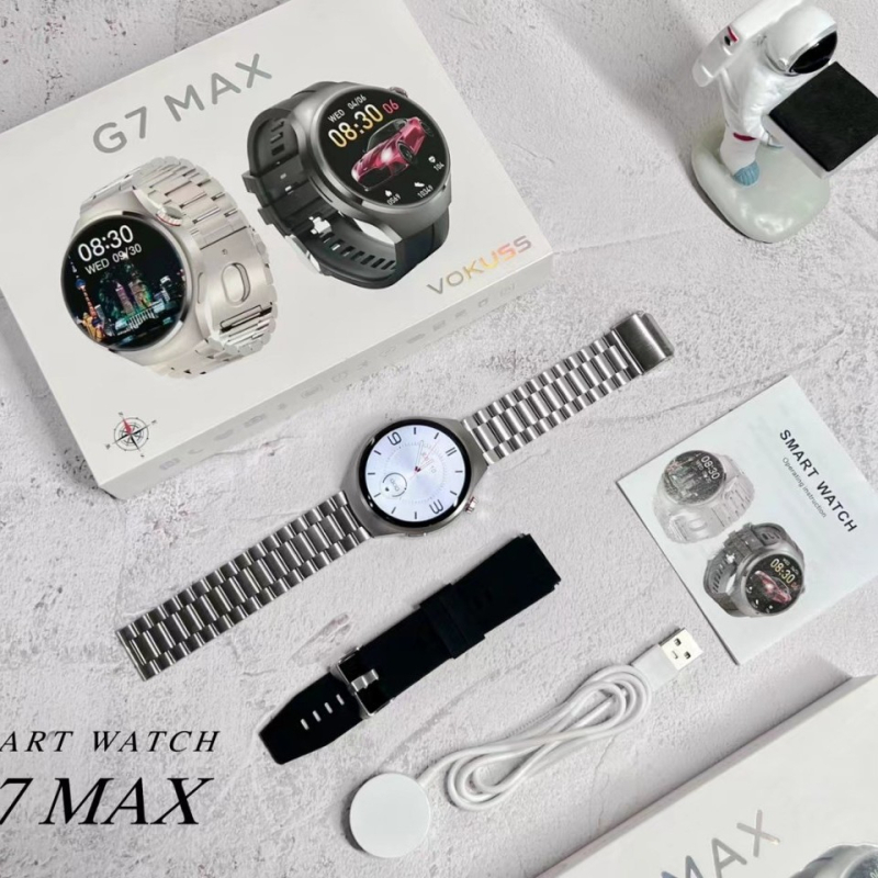 G7MAX smartwatch με NFC για πληρωμές offline, μουσική, παρακολούθηση καρδιακού ρυθμού, κλήσεις Bluetooth και ασύρματο φόρτισμα – GT4PRO
