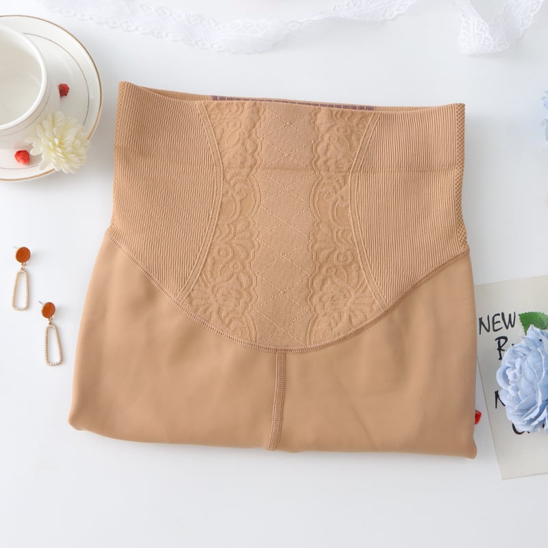 Nailona biezas siltas zeķbikses, vienkrāsains raksts, All-in-One stils