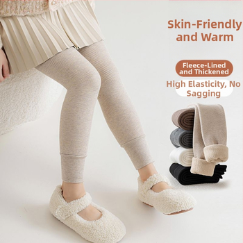 Детски клин за момичета от памук с кадифена подплата (едно парче) — 100% памук, дебела кадифена подплата, код H058586, лято 2025