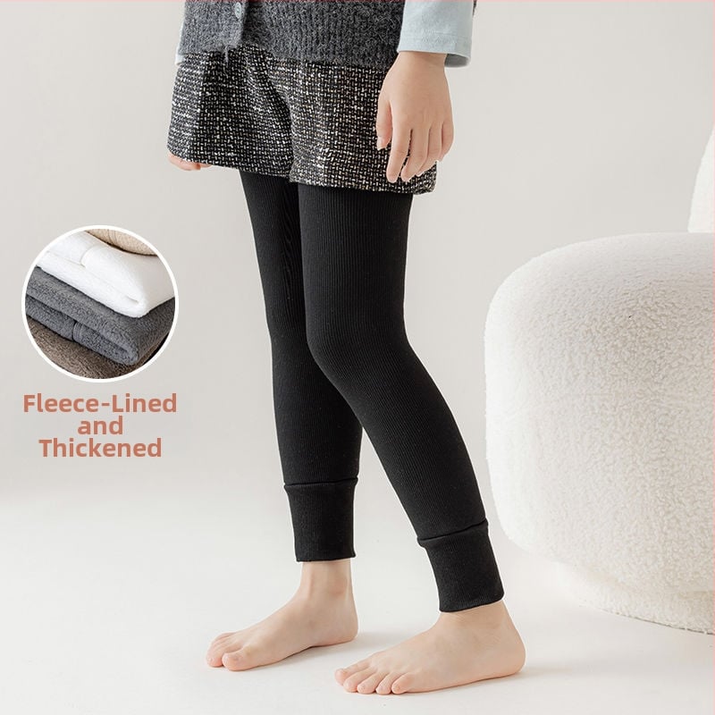 Детски клин за момичета от памук с кадифена подплата (едно парче) — 100% памук, дебела кадифена подплата, код H058586, лято 2025