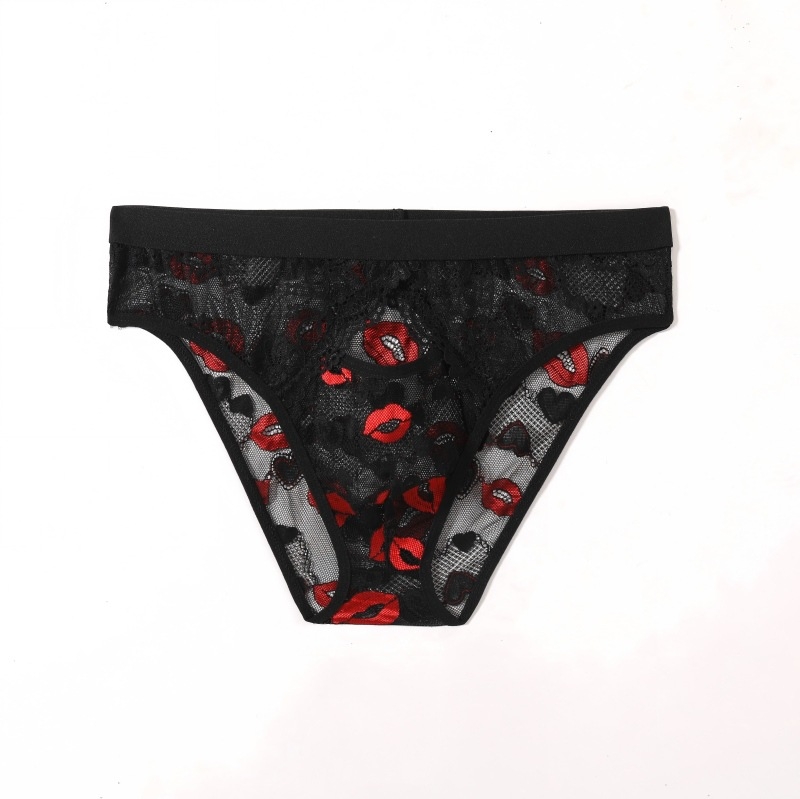 Αντρικά δαντελωτά εσώρουχα με ελαστικά ιμάνια, νάιλον 95–100%