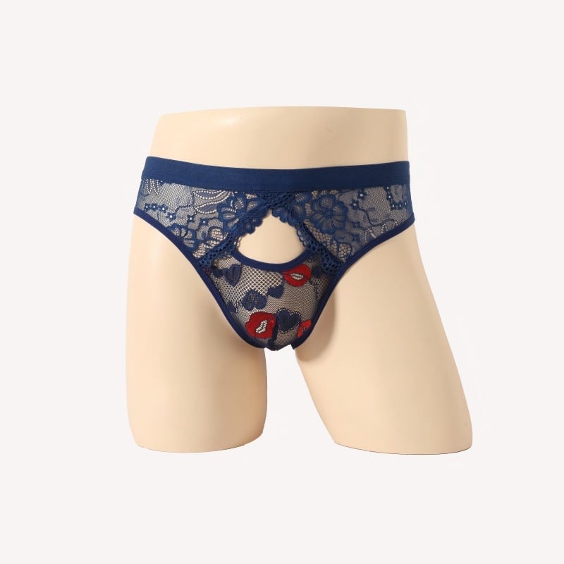 Αντρικά δαντελωτά εσώρουχα με ελαστικά ιμάνια, νάιλον 95–100%