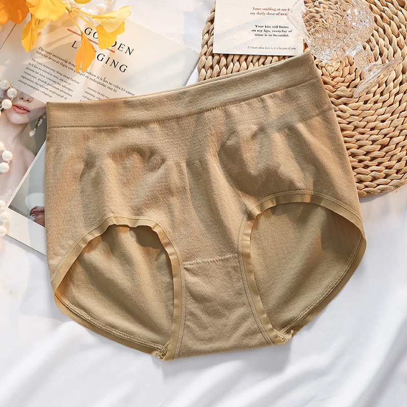 Ženske gaćice plus size s visokim strukom, bezšivne, antibakterijski međunožje, prozračna viskozna smjesa s pamukom u podstavku