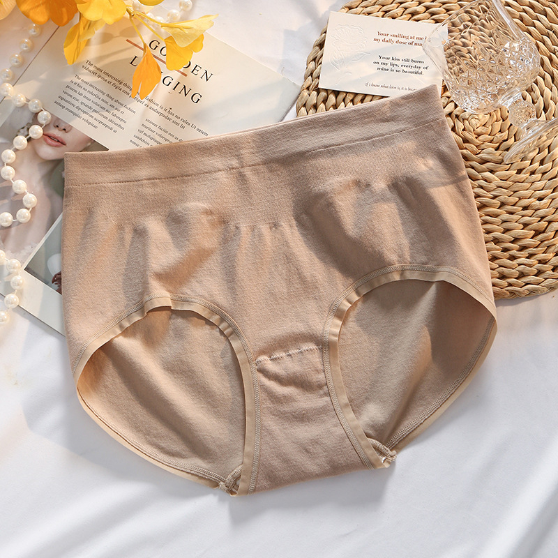 Ženske gaćice plus size s visokim strukom, bezšivne, antibakterijski međunožje, prozračna viskozna smjesa s pamukom u podstavku