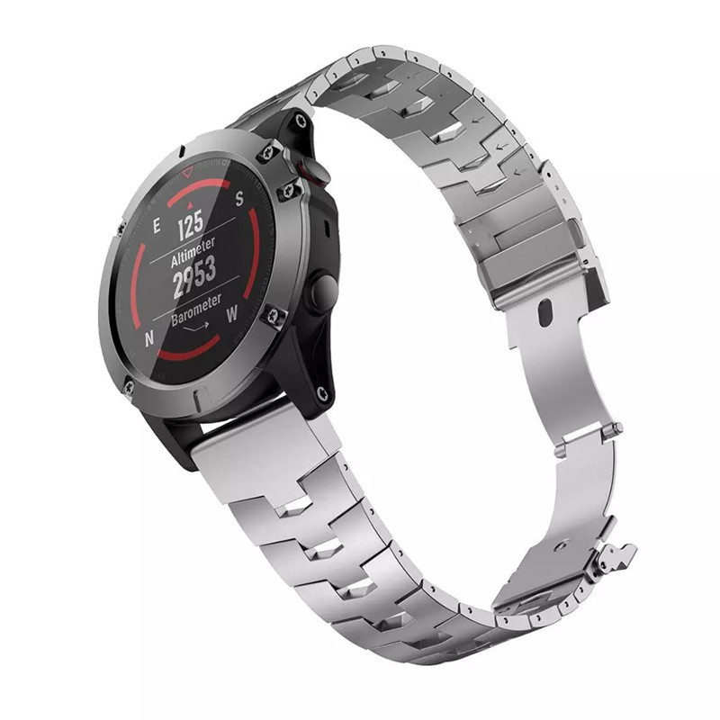 Remienok QuickFit pre Garmin Fenix 7 6X Pro z titánovej zliatiny, športový štýl, hmotnosť približne 80 g