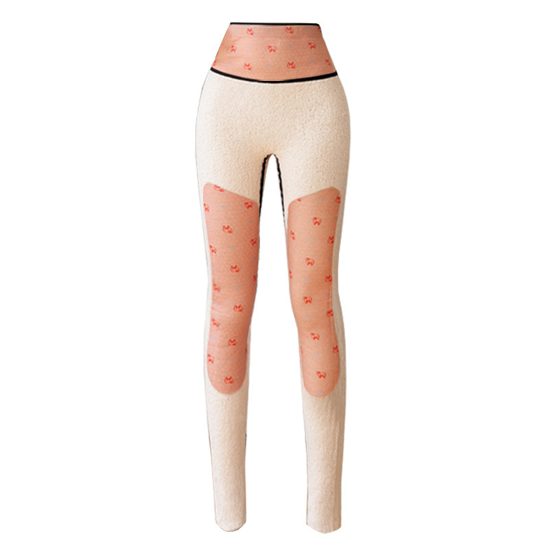 Joga hlače od Shark Skin tkanine, najlon-spandeks, visok struk, podizanje stražnjice, fleece podstava