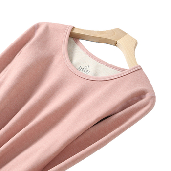 Ženski termalni komplet od vune i svile, Derong tkanina, top s kapuljom i hlače