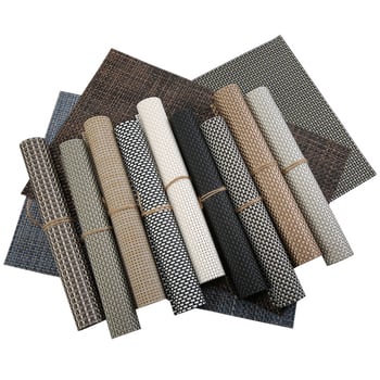 Tessario PVC isolatsiooniga lauaalused, mitte libisevad, kootud, ruudukujulised