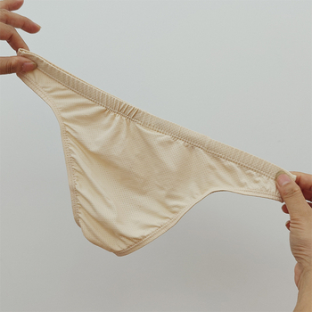 Muške gaćice s niskim strukom i U-konveksnim dizajnom, Ice Silk, prozračne, brzo se suše, glavni materijal 80–90% najlona