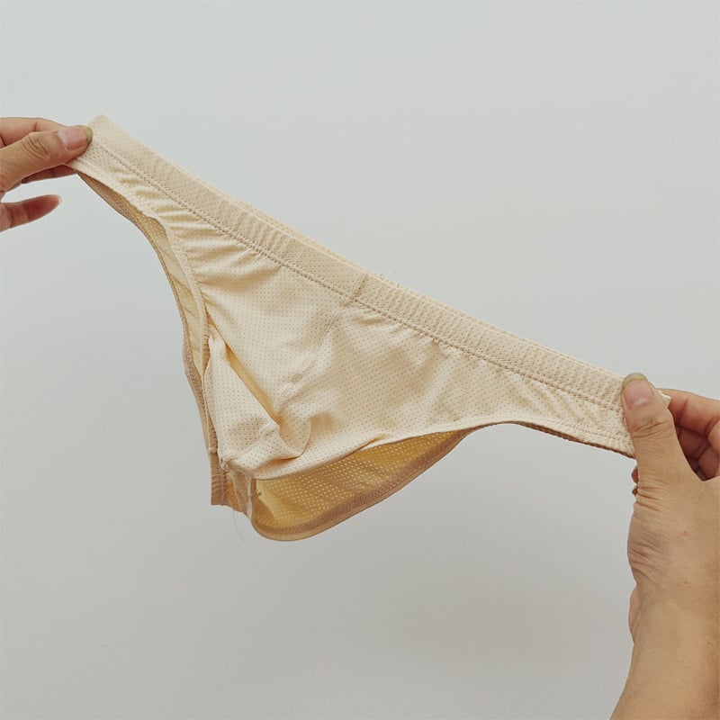 Muške gaćice s niskim strukom i U-konveksnim dizajnom, Ice Silk, prozračne, brzo se suše, glavni materijal 80–90% najlona