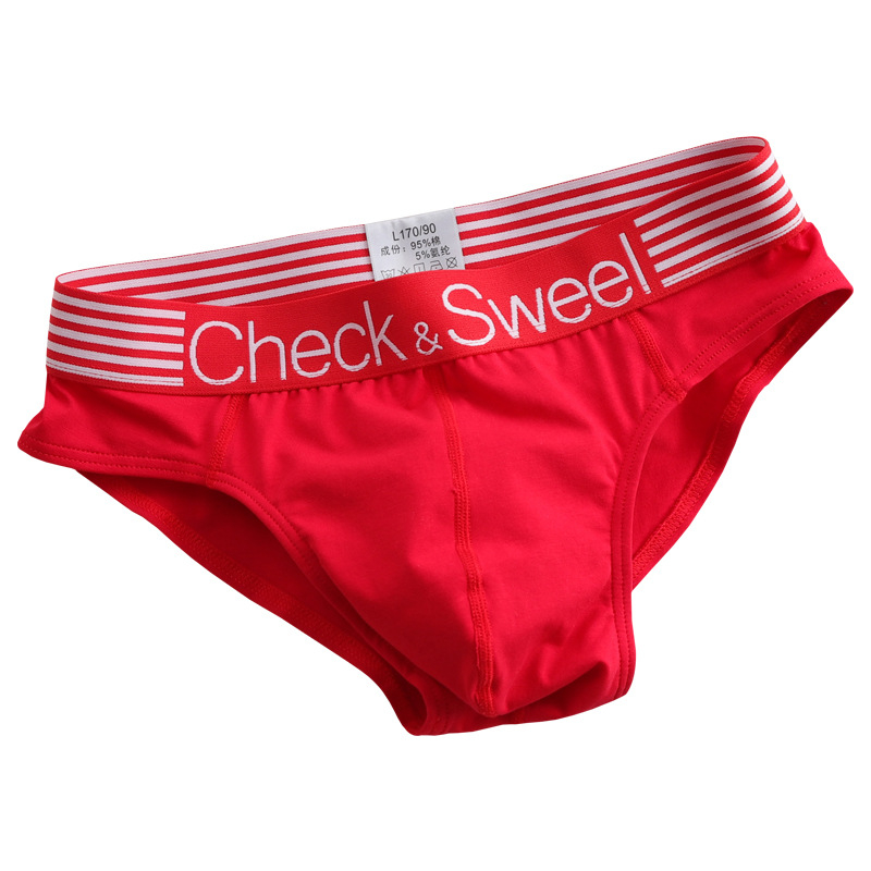 Férfi pamut alsónemű, lélegző, alacsony derekú, kötött anyag (Márka: Wumumu; Fő anyag: 95–100% pamut)