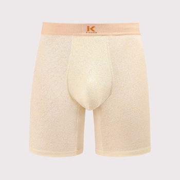 Muške duge pamučne bokserice za trčanje – prozračne, udobne, srednji struk, 95–100% pamuk, antibakterijske